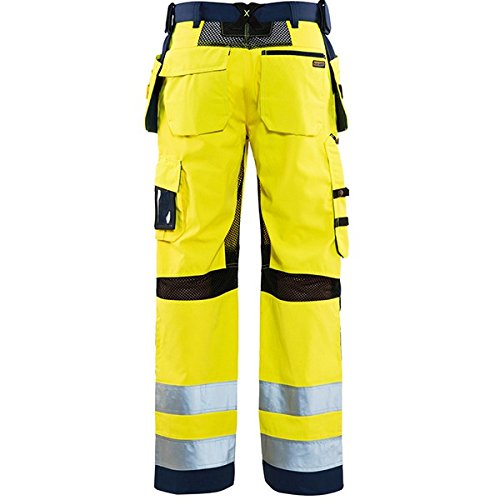 Blaklader 15651811 Belüftete Hochsichthose, Gelb/Marine, grootte D84 D84 Yellow / Navy Blue, D84 Yel