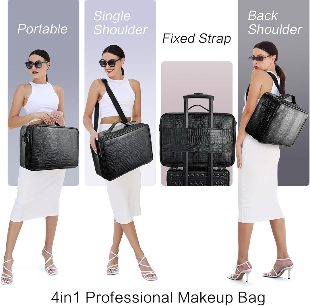 Kosmetiktasche Make up Tasche Gross Make up Koffer Kosmetikkoffer Schminktasche Schminkkoffer Make u