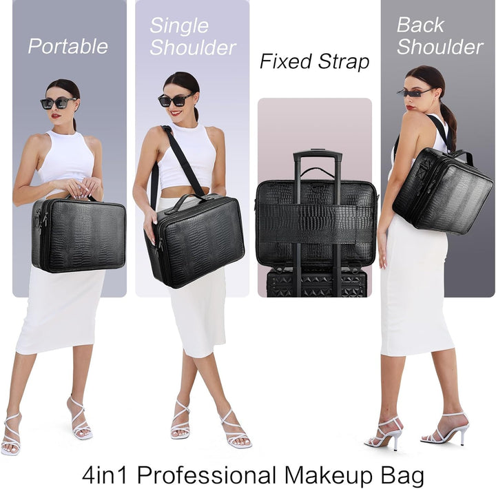 Kosmetiktasche Make up Tasche Gross Make up Koffer Kosmetikkoffer Schminktasche Schminkkoffer Make u