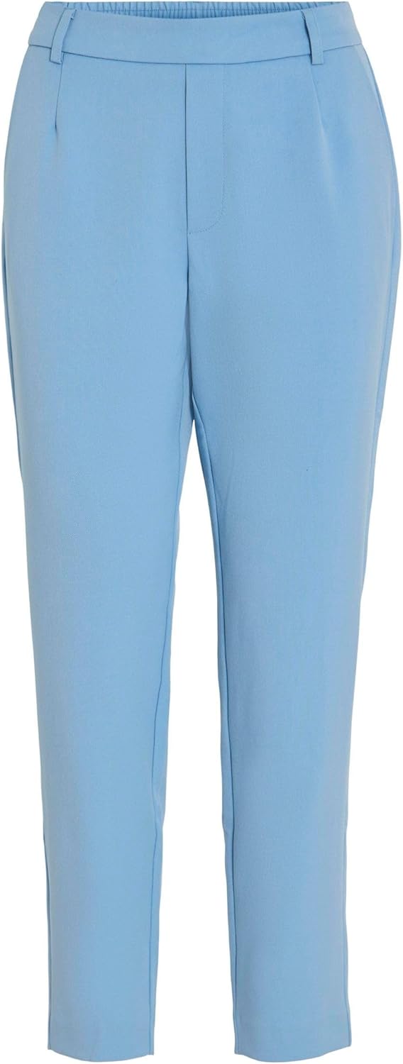 Vila Female High Waist Hose VIVARONE Slim Fit, 32 Blau (Blissful Blue)