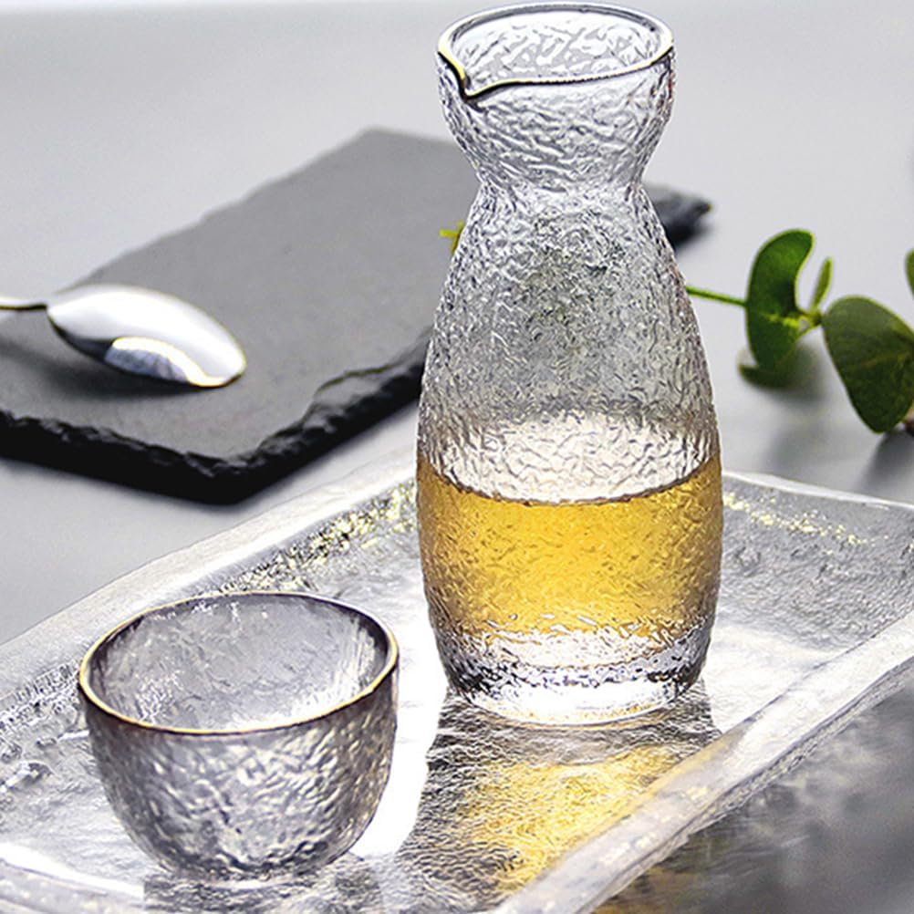 YARNOW 1 Satz Gehämmerter Sake-Becher Reiswein Zum Kochen Sake Set Sake Serving Set Sake Servierset