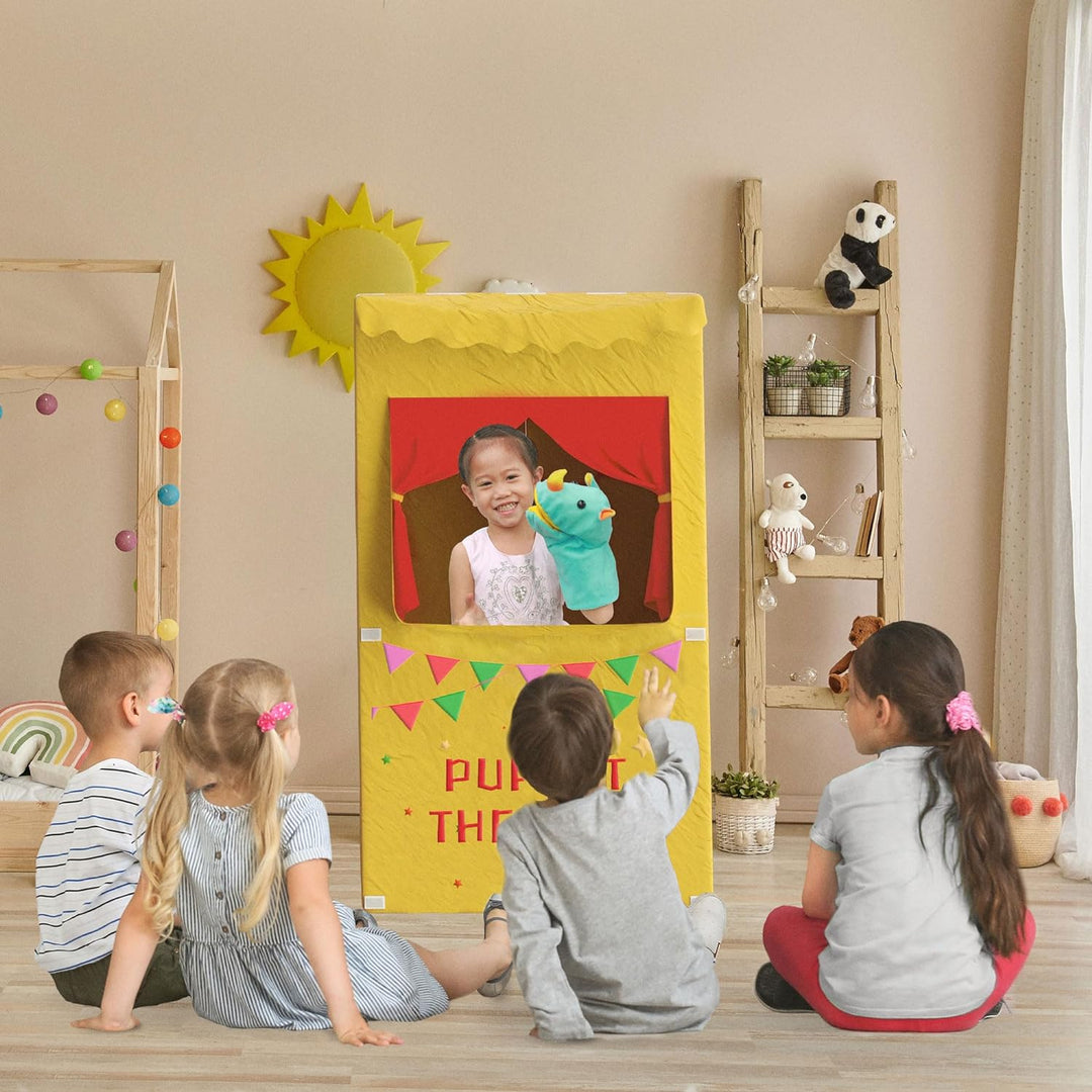 Bomodoro Puppentheater für Kinder (GELB), Gelb