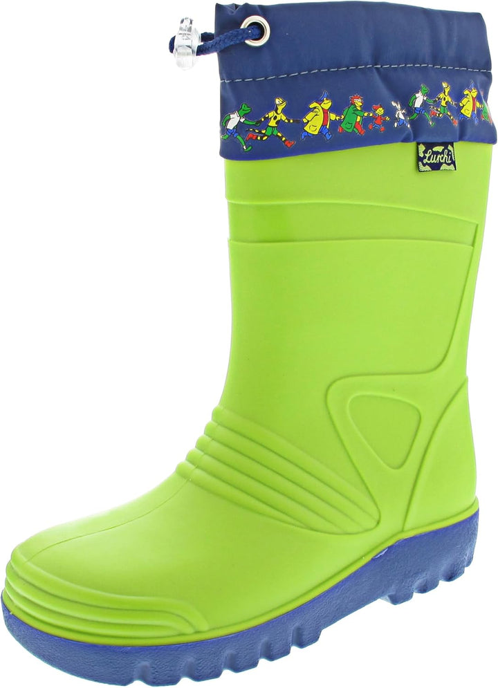 Lurchi Jungen Peer Gummistiefel, Grün