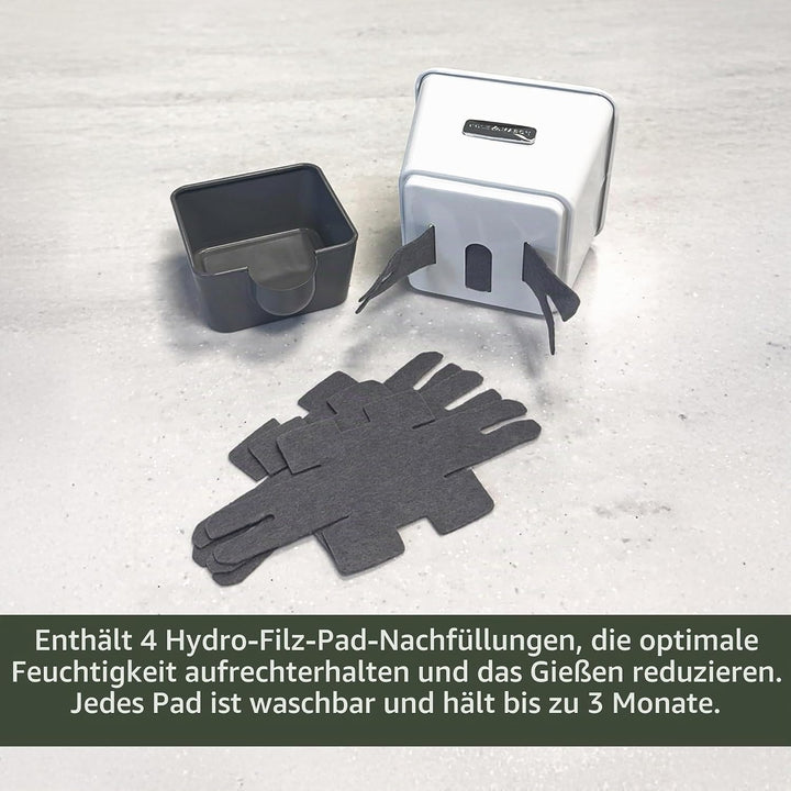 Cole &amp; Mason Burwell Kräutertopf Selbstbewässernd, Kräutertopf Balkon/Kräutergarten für die Küche/Fü