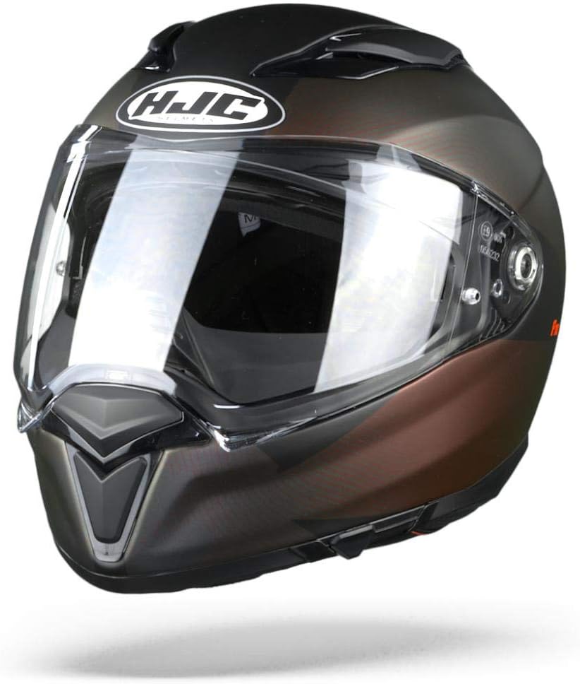 HJC Helmets Herren F70 Motorrad Helm S Schwarz/Rot, S Schwarz/Rot