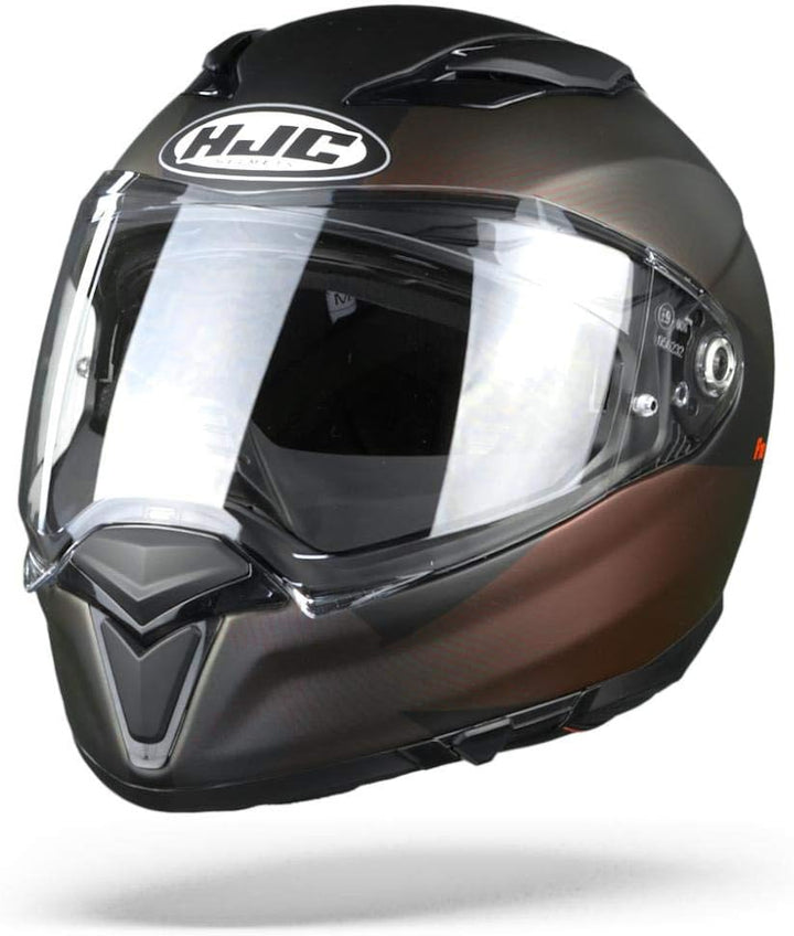 HJC Helmets Herren F70 Motorrad Helm S Schwarz/Rot, S Schwarz/Rot