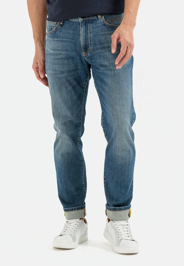 camel active Herren Regular Fit fleXXXactive® Jeans 31W / 32L Dunkelblau, 31W / 32L Dunkelblau