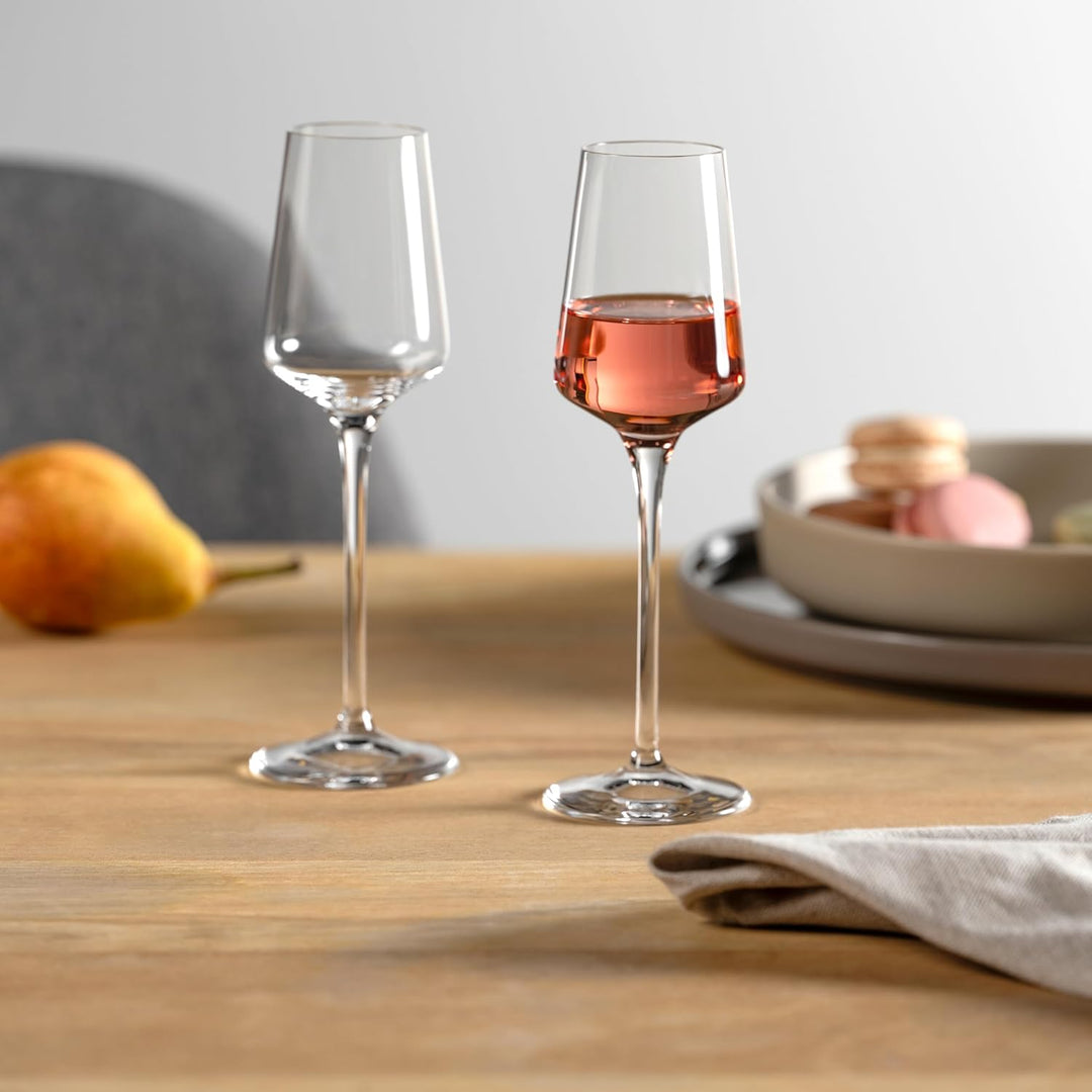 LEONARDO HOME PUCCINI Grappaglas • 6 Stück • Stielglas • Zeitloses Design • Schlanke Form • Für Grap