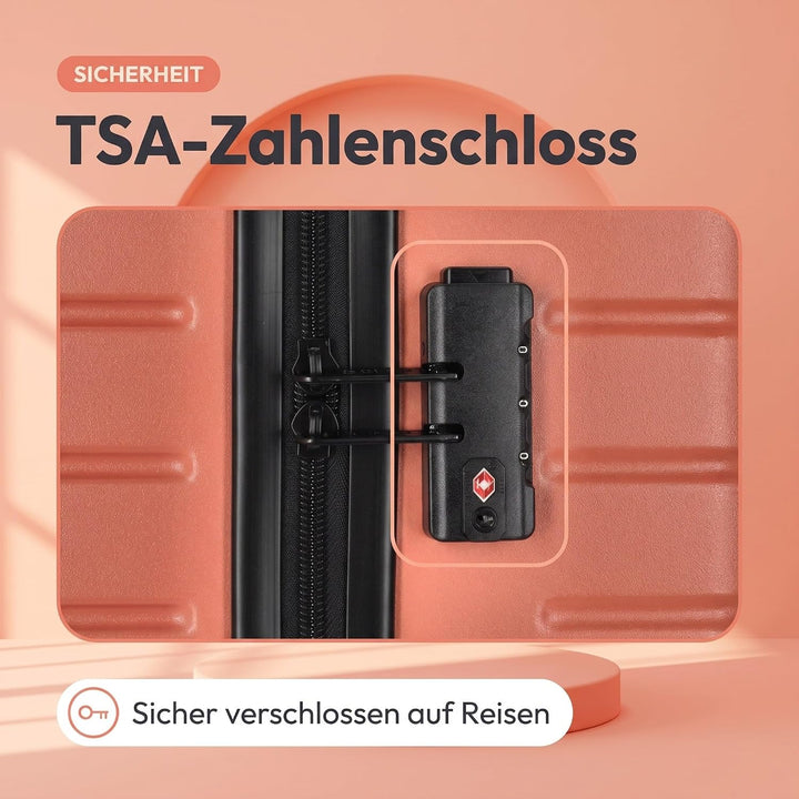 Line - 4-Rollen-Trolley L 77 cm Koralle, Koralle
