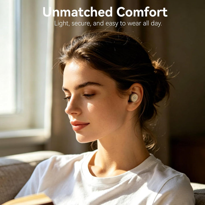 TOZO T10 Kopfhörer Kabellos Bluetooth In Ear mit Ladecase 55 Std. IPX8 | ENC für klare Anrufe und Kl