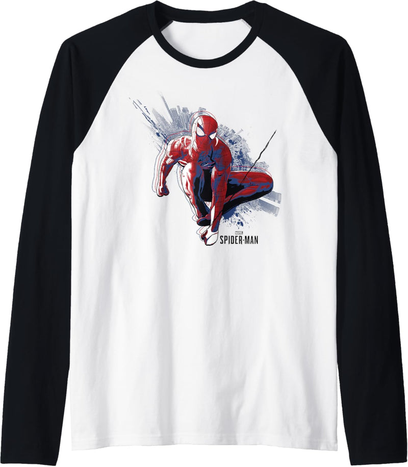 Marvel Spider-Man Game Spider-Man Portrait Raglan