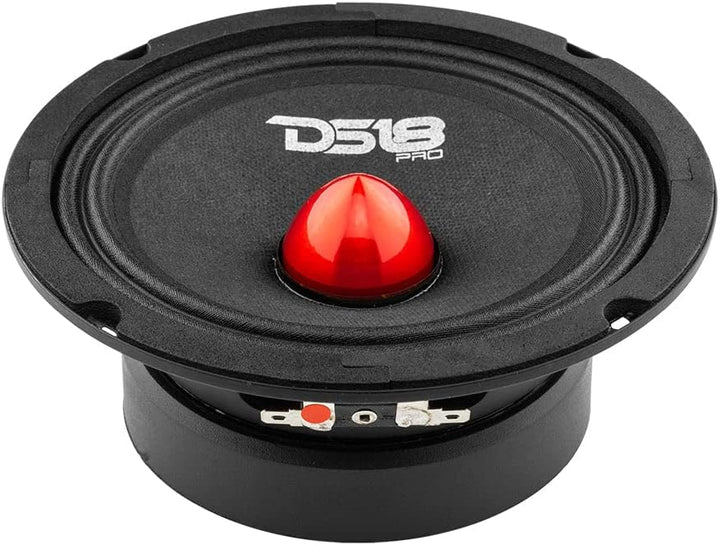 DS18 Car Midrange Speaker 8" Inch 660w Watt 4Ohm Bass Loudspeaker PRO-GM8.4B Bullet 8-Inch 4-Ohms, B