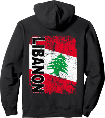 LIBANON FLAGGE | Damen Herren Kinder | LIBANON Pullover Hoodie