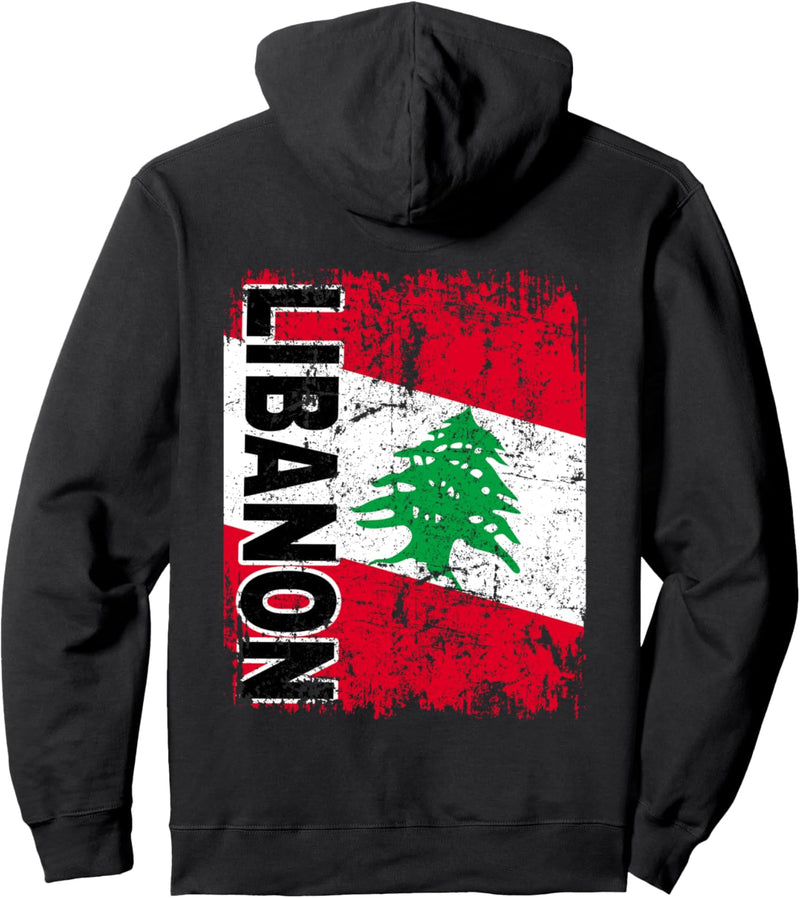 LIBANON FLAGGE | Damen Herren Kinder | LIBANON Pullover Hoodie