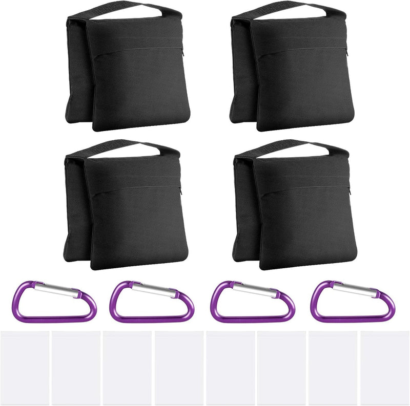 Neewer 4 Pack Fotografie Heavy Duty Sandsäcke Saddlebag Design 4 Gewicht Taschen für Foto Video Stud