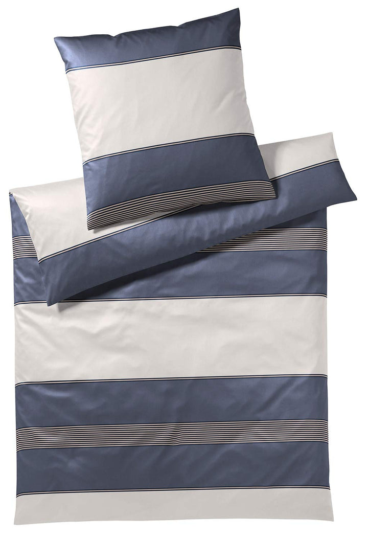 Joop! Bettwäsche Rise Midnight 1 Bettbezug 200 x 200 cm + 2 Kissenbezüge 80 x 80 cm, 1 Bettbezug 200