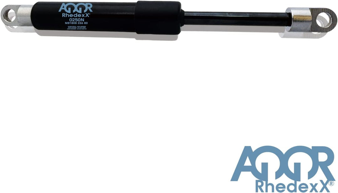 RhedexX® Gasdruckfeder Ersatz für LIFT-O-MAT 226mm/80mm/250N - 082449 0250N mit M6 Augenaufnahme Gas