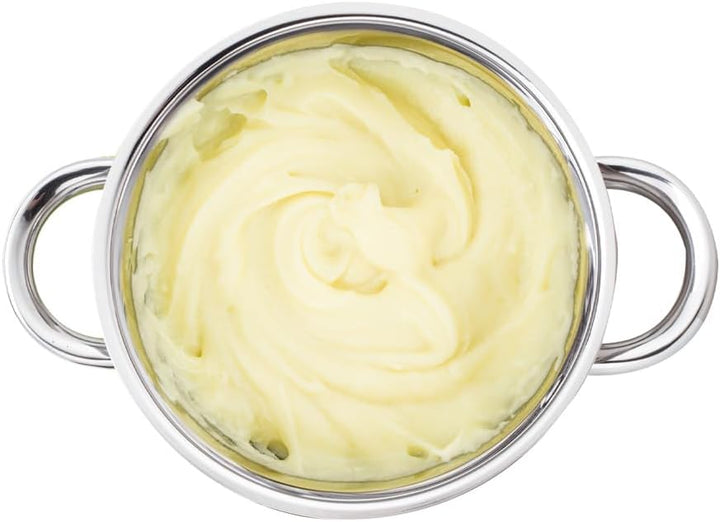 7-tlg. Edelstahl Kochtopf-Set NEAPEL induktionsfähiges Topfset - 4 Töpfe mit Literskala + 3 Glasdeck