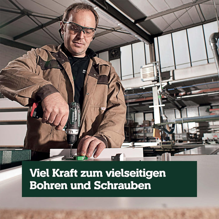 Metabo PowerMaxx BS Basic Akku-Bohrschrauber 12V 2x Li-Ion- Ladegerät LC 12- Kunststoffkoffer - 6009