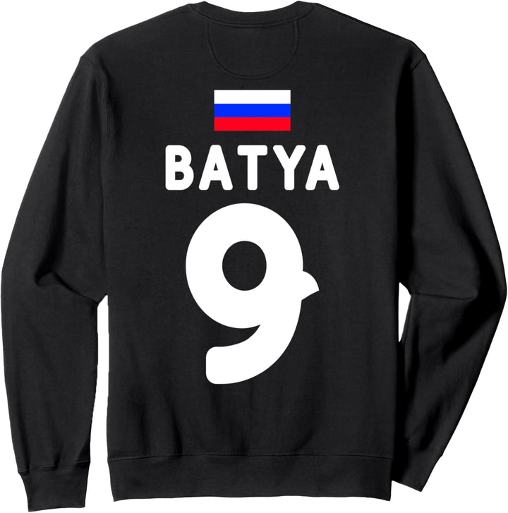 Batya Vater Papa Russia Lustiges Russland Sport Fussball Sweatshirt