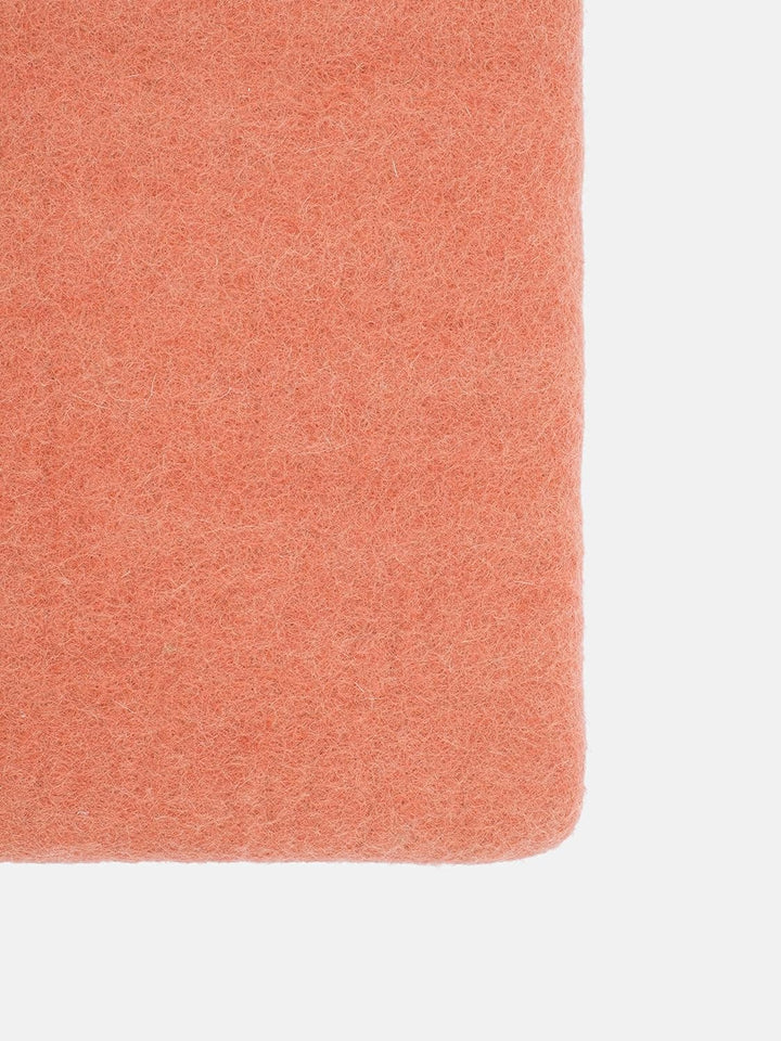 myfelt Flache Filz Sitzauflage, Filz Stuhlauflage - Lea - quadratisch, 36x36 cm, Lachsfarben, Lachsf