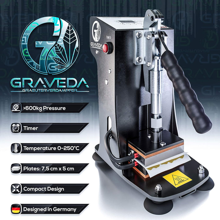 Graveda Rosin Press Graspresso - Herstellung von Kolophonium/Extraktion ohne Lösungsmittel, Rosin-Pr
