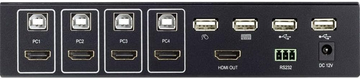 SpeaKa Professional SP-KVM-340 4 Port KVM-Umschalter
