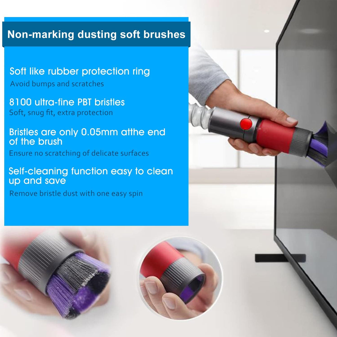 Staubsauger Zubehör für Dyson,Rückstandsloser Staubpinsel Staubsauger, für Dyson Staubsauger, Antist