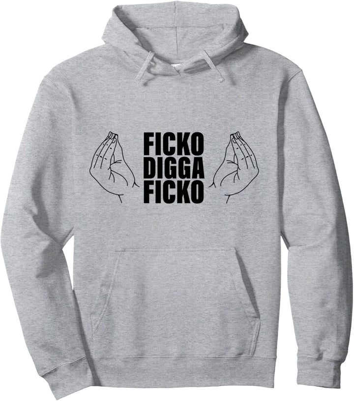 Ficko Digga Ficko Meme Handzeichen italienische Geste Pullover Hoodie