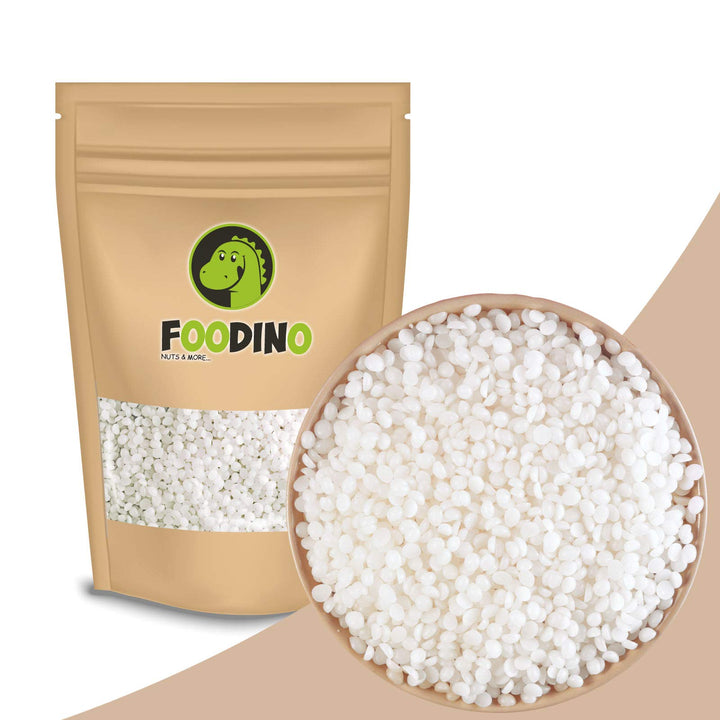 Foodino Bienenwachs Pastillen weiss ohne künstliche Aromen naturbelassen Bienenwachs Pastillen Weiss