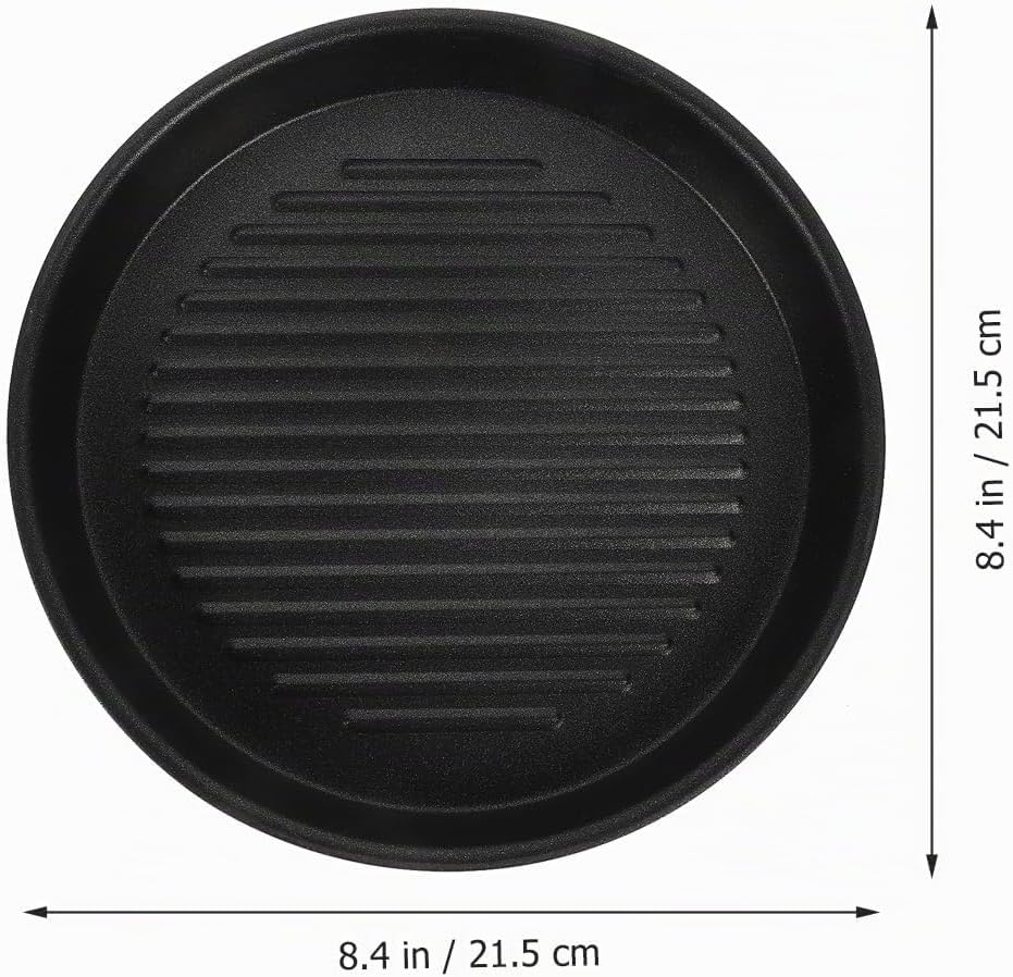Luxshiny Antihaft Grillpfanne 21.5X21.5 Cm Aluminium Outdoor Camping Grillplatte Für Gasherd Und Hol