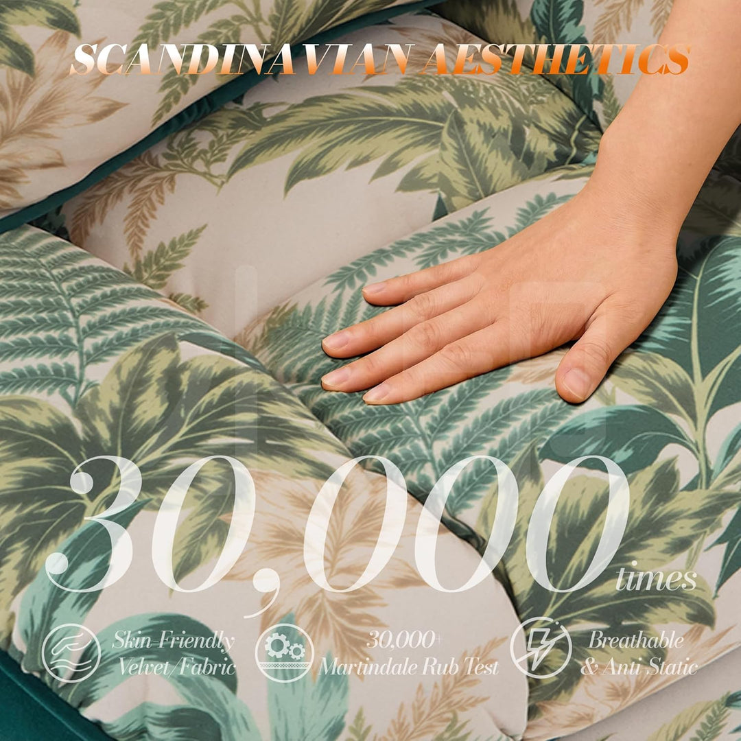 Efomao 3084 Fabric Tropical Green Tropisches Grün, Tropisches Grün