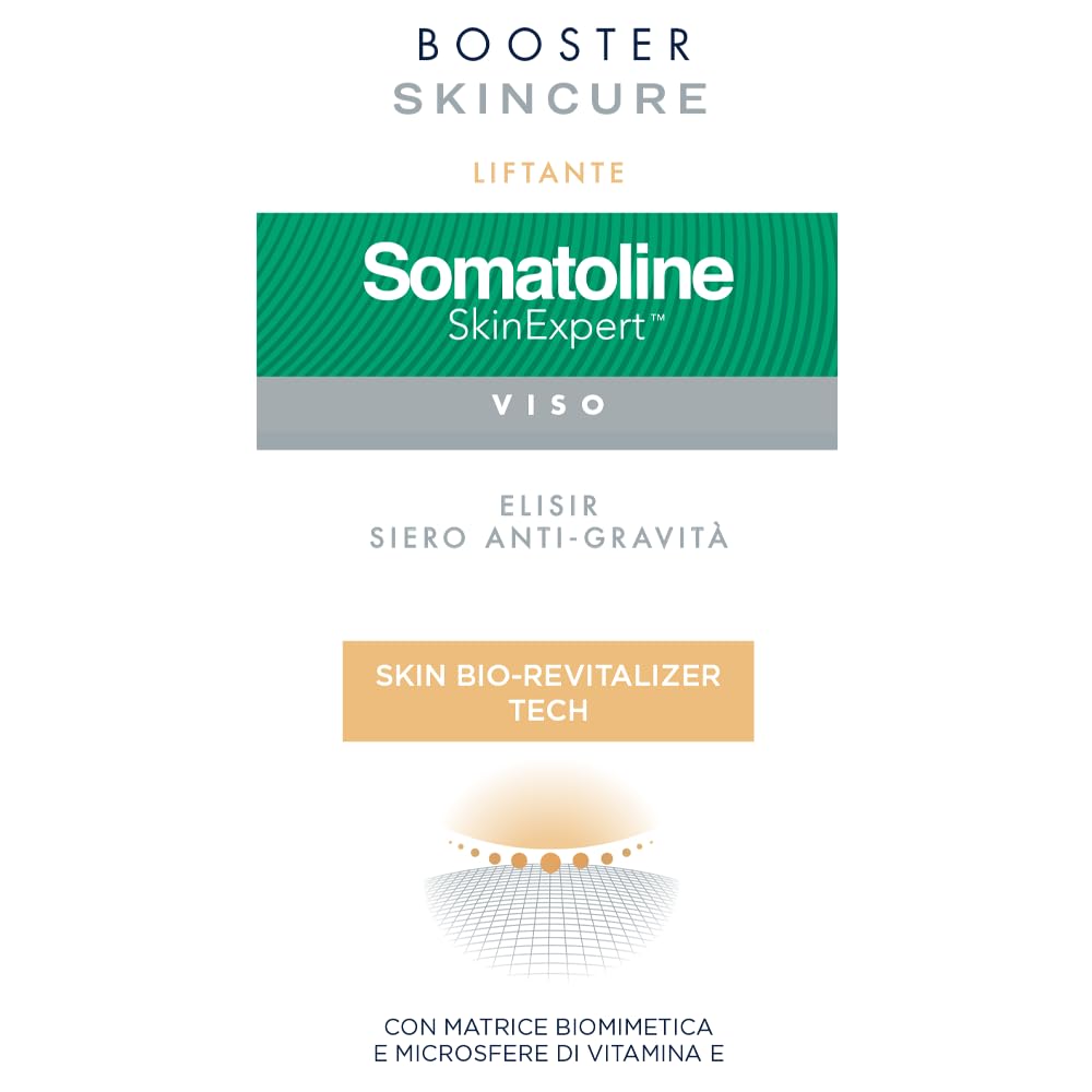 Somatoline SkinExpert Skincure Shot Anti-Gravity Gesichtsserum Anti-Aging mit Vitamin E, 30 ml