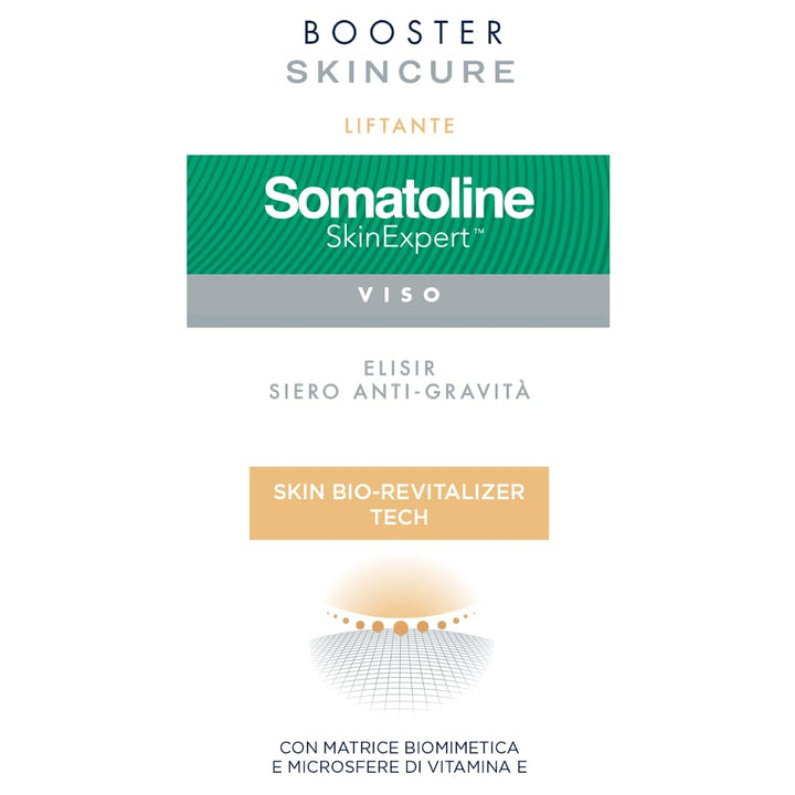 Somatoline SkinExpert Skincure Shot Anti-Gravity Gesichtsserum Anti-Aging mit Vitamin E, 30 ml