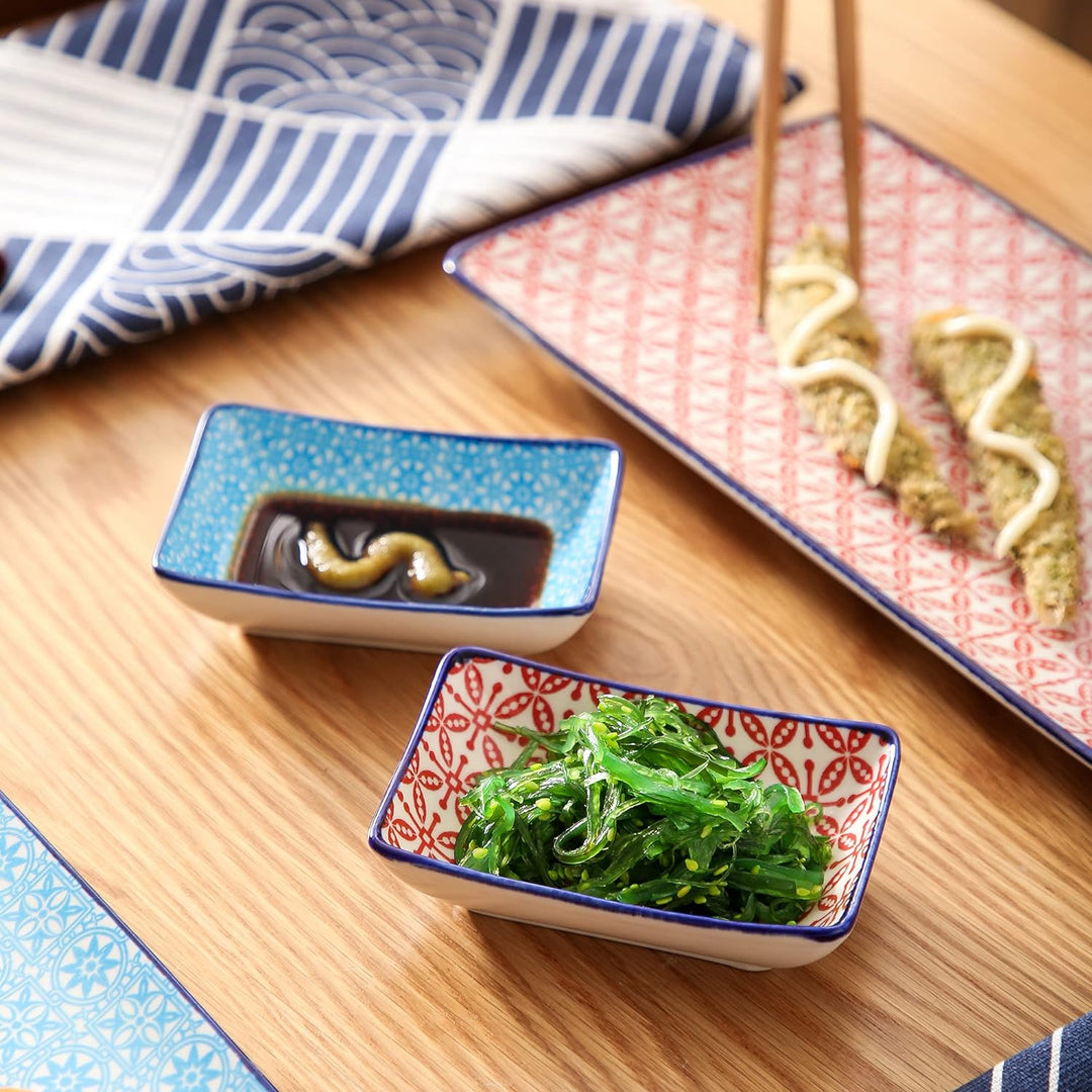 Geschirr sushi Set, vancasso MACARON japanische Ess Service aus Porzellan, 8-teilig Geschirr-Set für