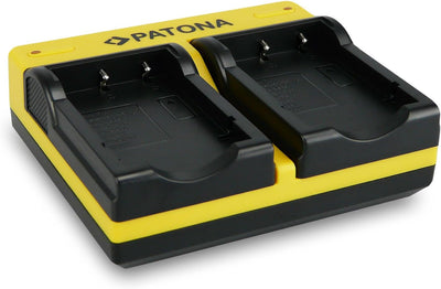 PATONA Dual Lader mit 2X Akku NP-95 Kompatibel mit Fuji FinePix F30 F31fd Real 3D W1 X100 X-S1