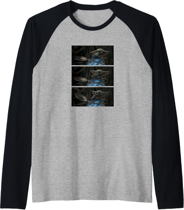 Star Wars: The Mandalorian The Child Eating Panels R4 Raglan