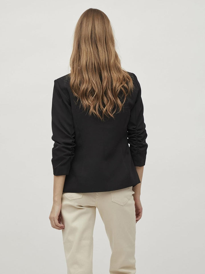 Vila Damen Blazer 36 Schwarz, 36 Schwarz
