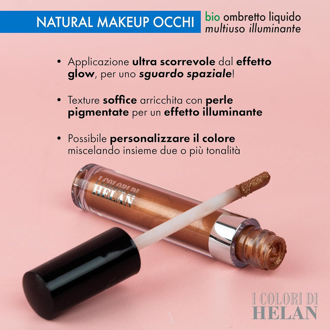 Helan I Colori di Helan – Mehrzweck-Lidschatten mit leuchtendem Effekt, ideal als flüssiges Rouge, G