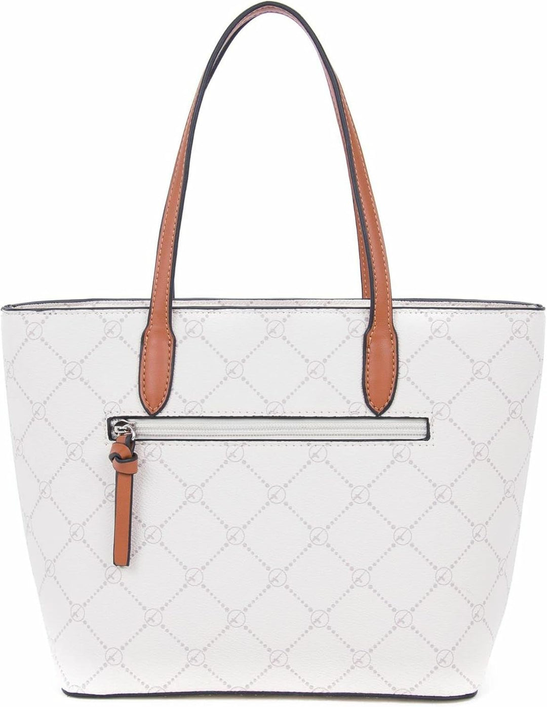 Tamaris Shopper Anastasia 30106 Damen Handtaschen Karo Einheitsgrösse Ecru, Einheitsgröße