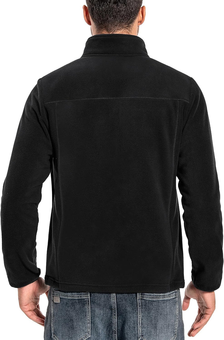 Pioneer Camp Herren Fleecejacke Full Zip Outdoor Polar Leicht Winddicht Jacke mit Reissverschluss L