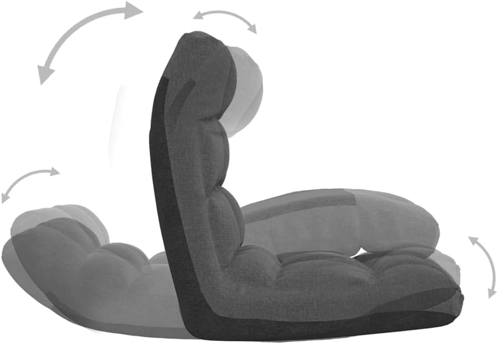 vidaXL Bodenstuhl Faltbar Schlafsessel Relaxsessel Sofastuhl Bodenkissen Bodensessel Bodensofa Relax