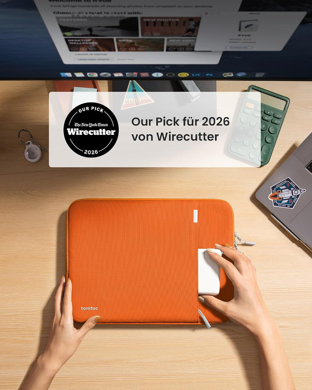 tomtoc 360° Laptop Tasche Hülle für 14-Zoll MacBook Pro M5 Pro/Max (2026) A3426 A3427 A3434, M4/M3/M