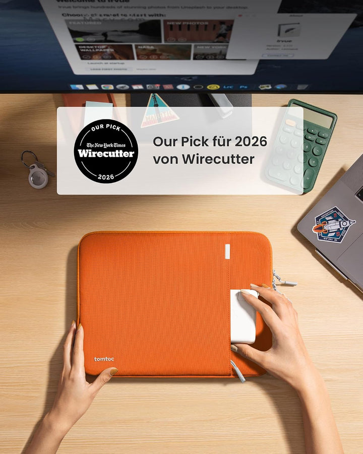 tomtoc 360° Laptop Tasche Hülle für 14-Zoll MacBook Pro M5 Pro/Max (2026) A3426 A3427 A3434, M4/M3/M
