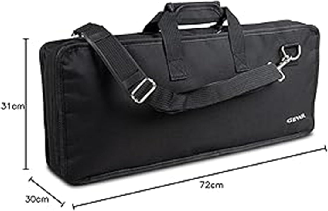 Gewa 271050 Keyboard Gig Bag Basic, schwarz, 60x23x6,5 cm 60 x 23 x 6,5 cm, 60 x 23 x 6,5 cm
