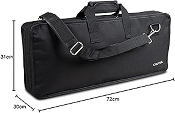 Gewa 271050 Keyboard Gig Bag Basic, schwarz, 60x23x6,5 cm 60 x 23 x 6,5 cm, 60 x 23 x 6,5 cm