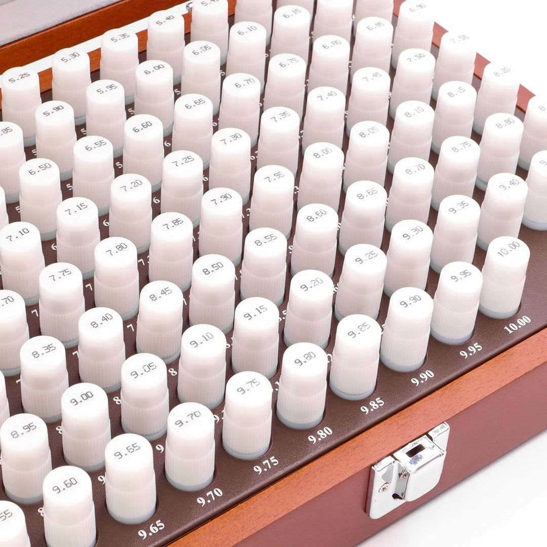 Prüfstifte-Satz 4,01-5 mm, Präzisions-Messstifte 100 Stk. Grösse ±2 µm, ±2 µm