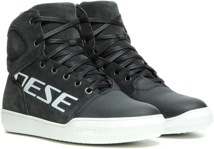 Dainese York Lady D-wp Shoes Damen Motorradschuhe Wasserdicht 37 EU Dark Carbon Weiss, 37 EU Dark Ca