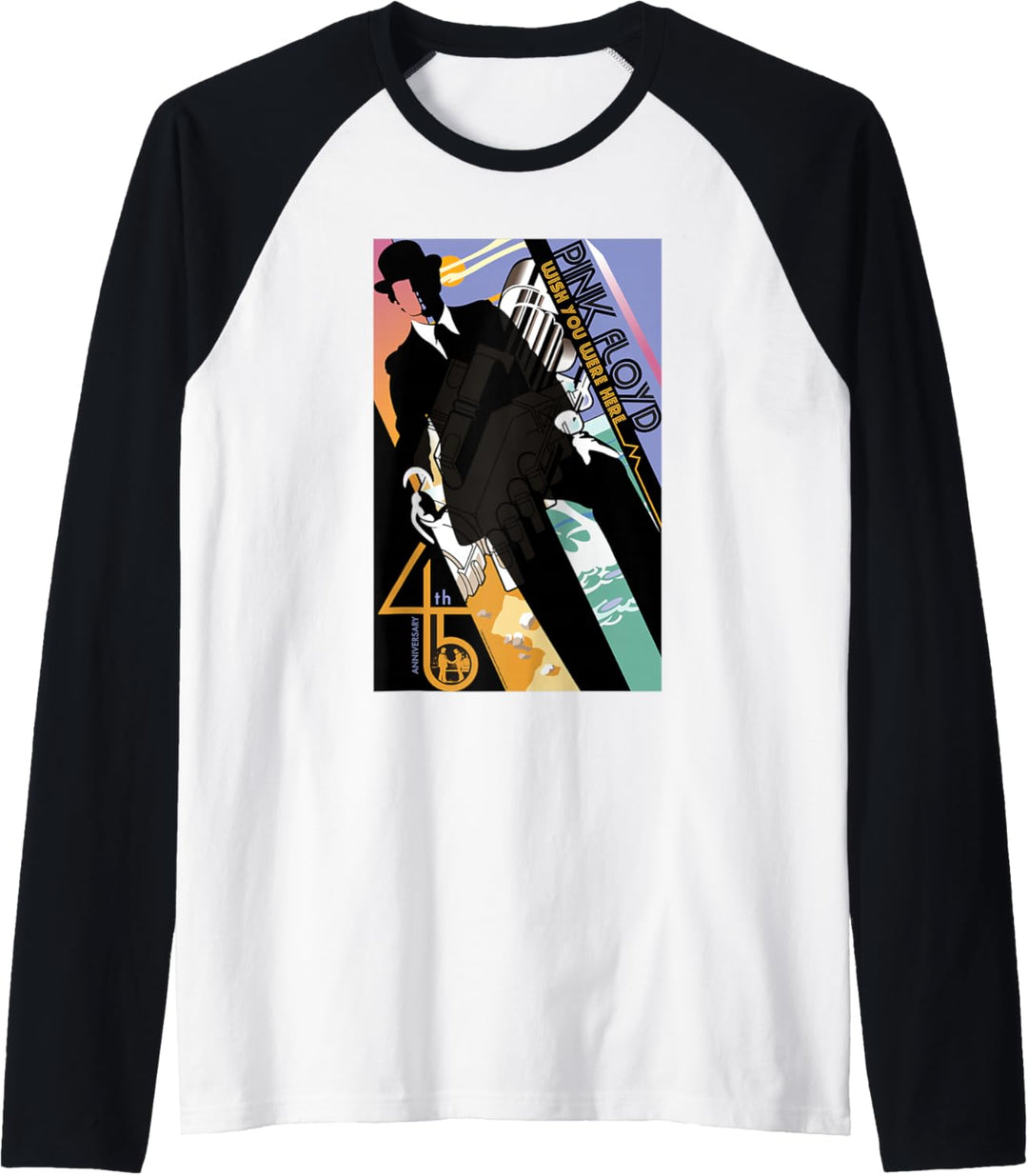 Pink Floyd Ich wünschte du wärst hier 45th Anniversary Raglan