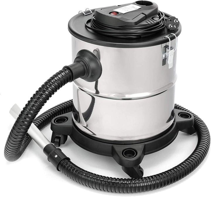 Aschesauger 20L Kaminsauger 1650W + Blasfunktion + DUAL Filter System + 4 Rollen SN121